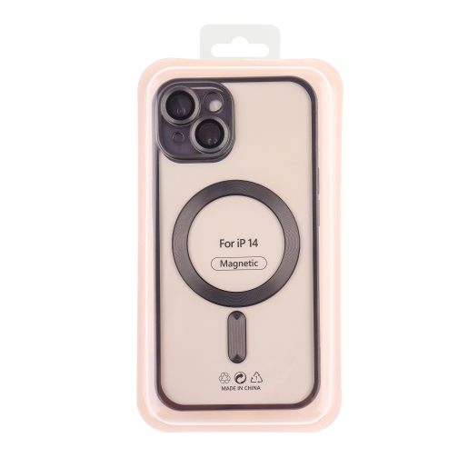 Чохол TPU Metallic Chrome Full Camera with Magsafe для iPhone 14 превью 3