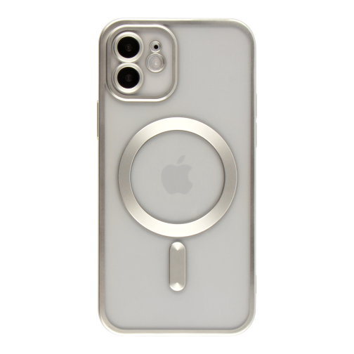Чохол TPU Metallic Chrome Full Camera with Magsafe для iPhone 11 превью 11