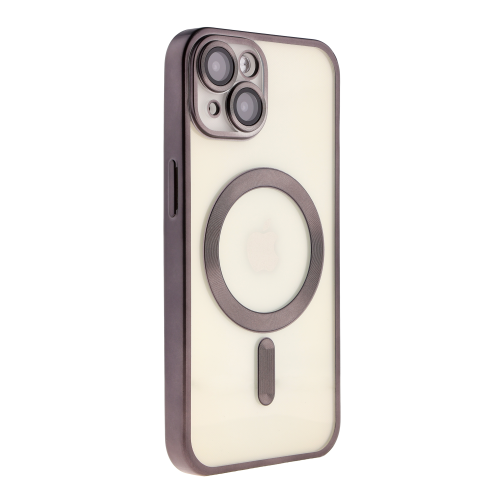 Чохол TPU Metallic Chrome Full Camera with Magsafe для iPhone 14 превью 12