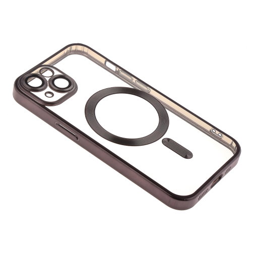 Чохол TPU Metallic Chrome Full Camera with Magsafe для iPhone 13 превью 14