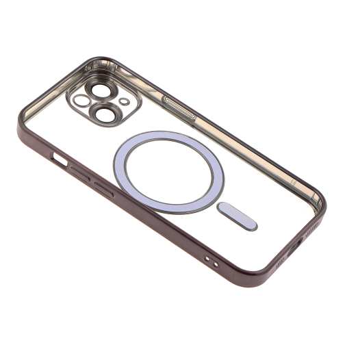Чохол TPU Metallic Chrome Full Camera with Magsafe для iPhone 14 превью 15