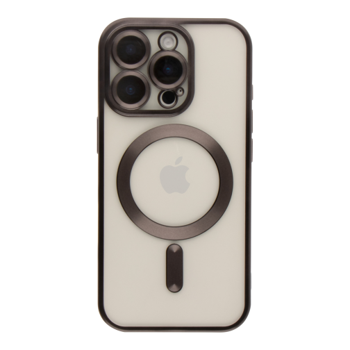 Чохол TPU Metallic Chrome Full Camera with Magsafe для iPhone 15 Pro превью 4