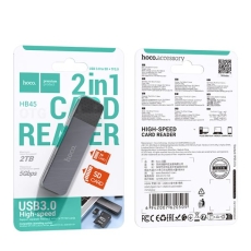 Купить Card Reader Hoco HB45 Spirit 2-in-1 USB 3.0 Купить Card Reader Hoco HB45 Spirit 2-in-1 USB 3.0