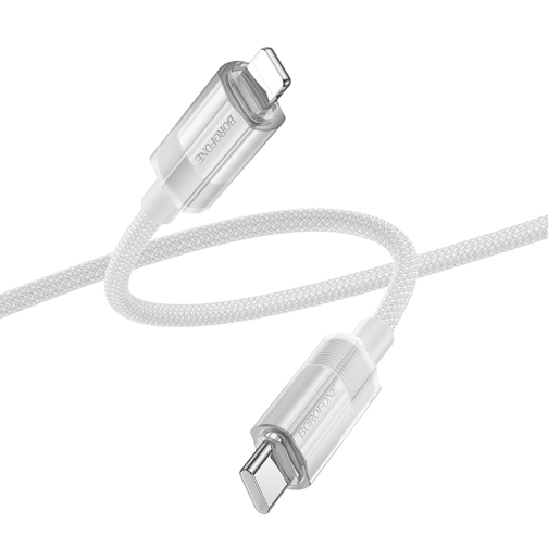 Купити Кабель USB Borofone BU44 Sincero PD27W Type-C to Lightning 1.2m, 5