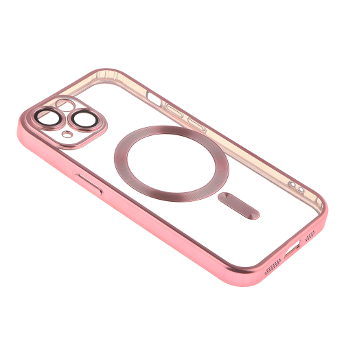Чохол TPU Metallic Chrome Full Camera with Magsafe для iPhone 15 превью 14