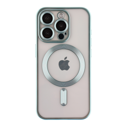 Чохол TPU Metallic Chrome Full Camera with Magsafe для iPhone 15 Pro Max превью 7