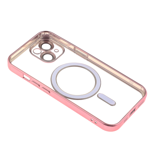 Чохол TPU Metallic Chrome Full Camera with Magsafe для iPhone 15 превью 15
