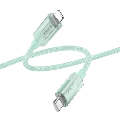Купити Кабель USB Borofone BU44 Sincero PD27W Type-C to Lightning 1.2m, 7