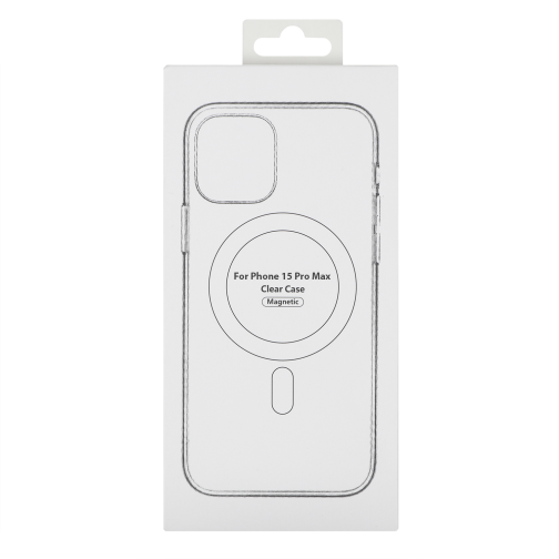 Чохол TPU Clear Case with Magsafe для iPhone 15 Pro Max превью 5