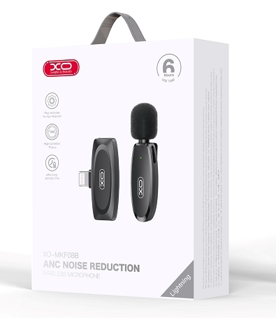 Купить Микрофон Петличный Беспроводной XO MKF08B Lightning, 2