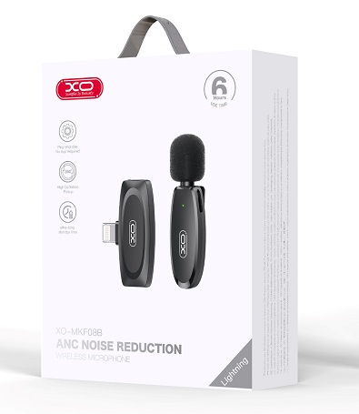 Мікрофон Петличний Бездротовий  XO MKF08B Lightning превью 2