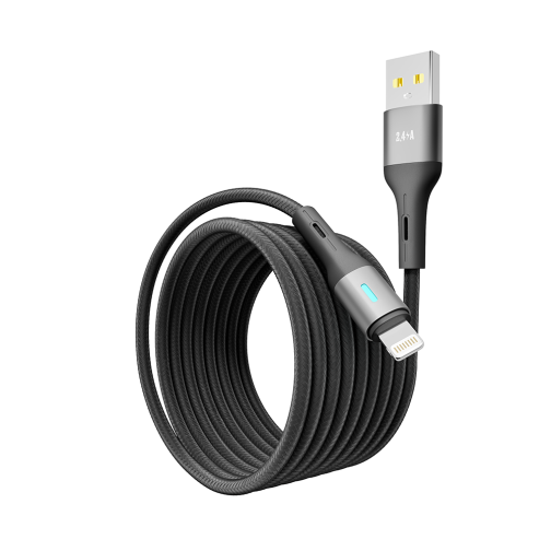 Кабель USB YOKI LED YK-LE17 Lightning 2.4A 2m превью 4