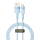 Купити Кабель USB YOKI STYLE YK-ST41 Type-C 3A 1.2m Синiй
