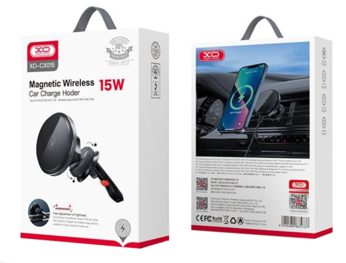 Автотримач XO CX015 Magnetic Wireless 15W