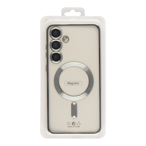 Чехол TPU Metallic Full Camera with Magsafe для Samsung Galaxy S24 5G (S921) превью 3