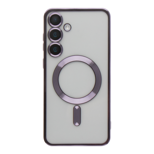 Чехол TPU Metallic Full Camera with Magsafe для Samsung Galaxy S24 5G (S921) превью 12
