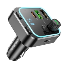 Купити FM-трансмітер Borofone BC53 Highway PD20W+QC3.018W Total 38W