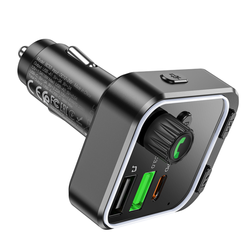 FM-трансмітер Borofone BC53 USB-C PD20W+USB-A QC18W/BT5.0 Total 38W превью 4