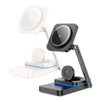Купити Бездротовий Зарядний Пристрій Hoco CQ10 3in1 Magnetic 15W For  iWatch