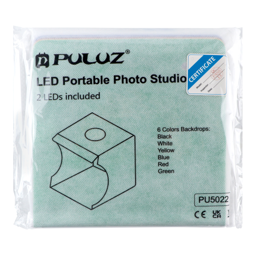 Лайтбокс Puluz PU5022 20 см 2 Лампи 6 Фонів превью 4