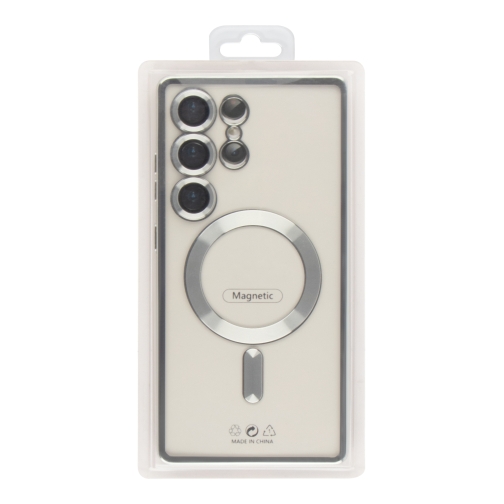 Купить Чехол TPU Metallic Full Camera with Magsafe для Samsung Galaxy S24 Ultra (S928), 3