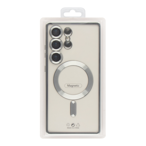 Чехол TPU Metallic Full Camera with Magsafe для Samsung Galaxy S24 Ultra (S928) превью 3