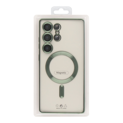 Купить Чехол TPU Metallic Full Camera with Magsafe для Samsung Galaxy S24 Ultra (S928), 5