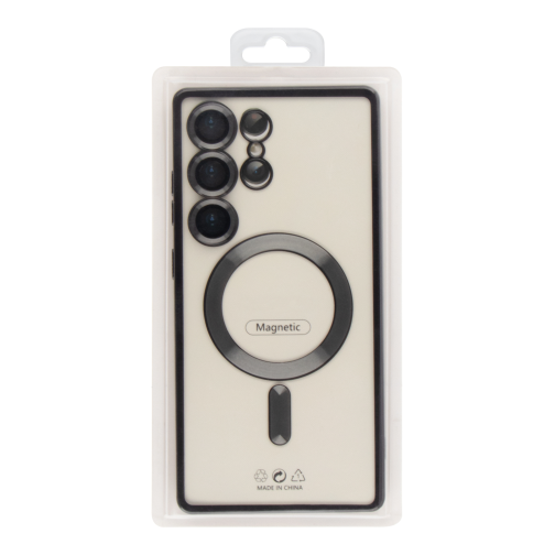 Чехол TPU Metallic Full Camera with Magsafe для Samsung Galaxy S24 Ultra (S928) превью 7
