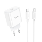 Купить Сетевое Зарядное Устройство Hoco C76A Pro 1USB-C PD/QC 30W+Type-C to Type-C, 2