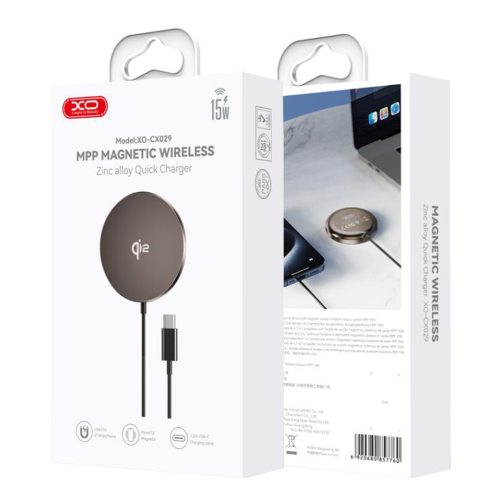 Бездротовий Зарядний Пристрій XO CX029 QI2 Magnetic Wireless 15W превью 2