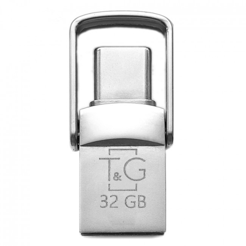 USB OTG флеш-накопичувач -Type C 32GB T&G металева серія 104 превью 2