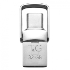 Купити USB OTG флеш-накопичувач -Type C 32GB T&G металева серія 104
