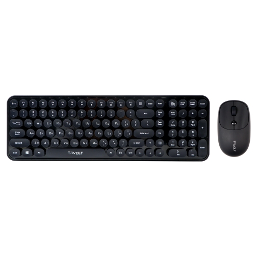 Купить Беспроводная Клавиатура и Мышь TWolf TF350 Black, 3