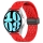 Купить Ремешок Универс 20mm Silicone With Magnetic для Samsung/Amazfit/Huawei Red