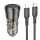 Купить Авто Зарядное Устройство Borofone BZ24 1USB-C QC/PD20W+Type-C to Lightning Прозрачно-черный