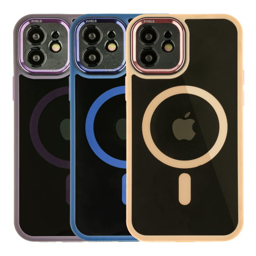 Чохол TPU+PC+Metal Calais with MagSafe для iPhone 12