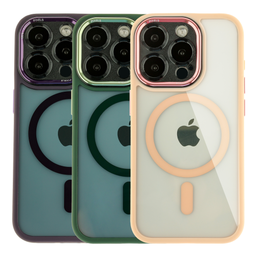 Чохол TPU+PC+Metal Calais with MagSafe для iPhone 15 Pro Max