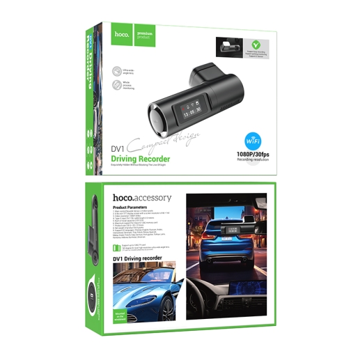 Купити Відеореєстратор Hoco DV1 0.96-inch TFT/WI-FI