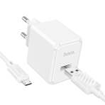 Купить Сетевое Зарядное Устройство Hoco CS11A 1USB 2.1A+USB to Micro, 4