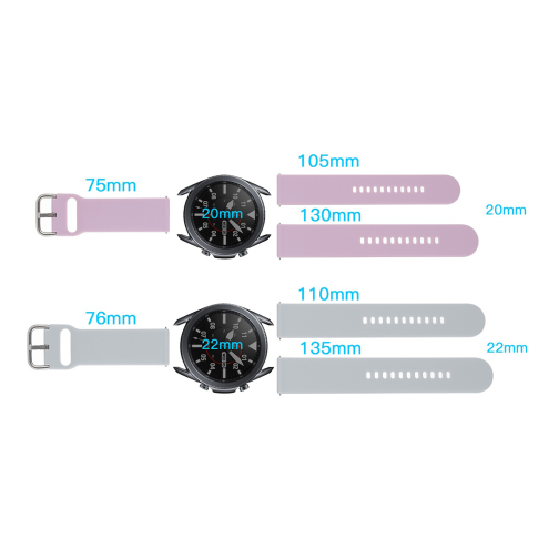 Ремінець Универс 22mm Silicone Original Design для Samsung/Amazfit/Huawei превью 11
