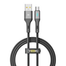 Купити Кабель USB YOKI LED YK-LE17 Micro 3A 1.2m Купити Кабель USB YOKI LED YK-LE17 Micro 3A 1.2m