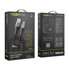 Купить USB YOKI SOLID YK-SO15 Lightning 2.4A 1.2m Купить USB YOKI SOLID YK-SO15 Lightning 2.4A 1.2m