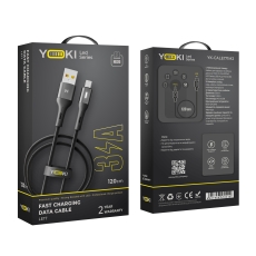 Купити Кабель USB YOKI LED YK-LE17 Micro 3A 1.2m Купити Кабель USB YOKI LED YK-LE17 Micro 3A 1.2m