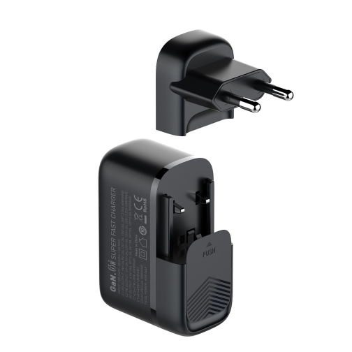 Купити Мережевий Зарядний Пристрій LDNIO Q366 1USB/2USB-C GAN PD65W+Type-C to Type-C, 3