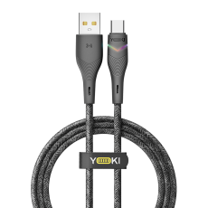 Купить USB YOKI RGB YK-RG24 Type-C 3A 1.2m Купить USB YOKI RGB YK-RG24 Type-C 3A 1.2m