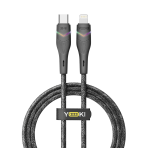 Купити Кабель USB YOKI RGB YK-RG24 Type-C to Lightning 30W 1.2m