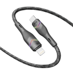 Купити Кабель USB YOKI RGB YK-RG24 Type-C to Lightning 30W 1.2m, 4