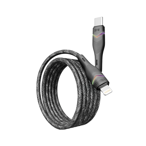 Купити Кабель USB YOKI RGB YK-RG24 Type-C to Lightning 30W 1.2m, 5