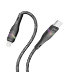 Купити Кабель USB YOKI RGB YK-RG24 Type-C to Lightning 30W 1.2m, 6