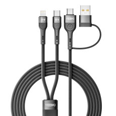 Купить USB YOKI UNIVERSE YK-UN91 USB-A/Type-C to Type-C/Lightning 100W 1.2m Купить USB YOKI UNIVERSE YK-UN91 USB-A/Type-C to Type-C/Lightning 100W 1.2m